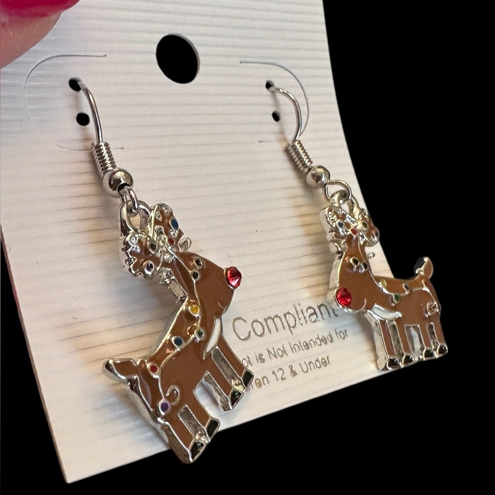 Reindeer‎ Earrings New